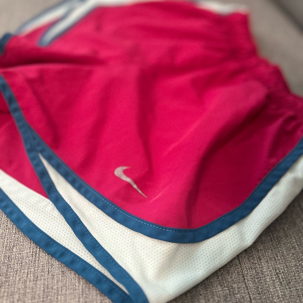 Nike Dri-Fit Running Shorts Bundle XS Pink Teal 3” Inseam - Picture 7 of 9